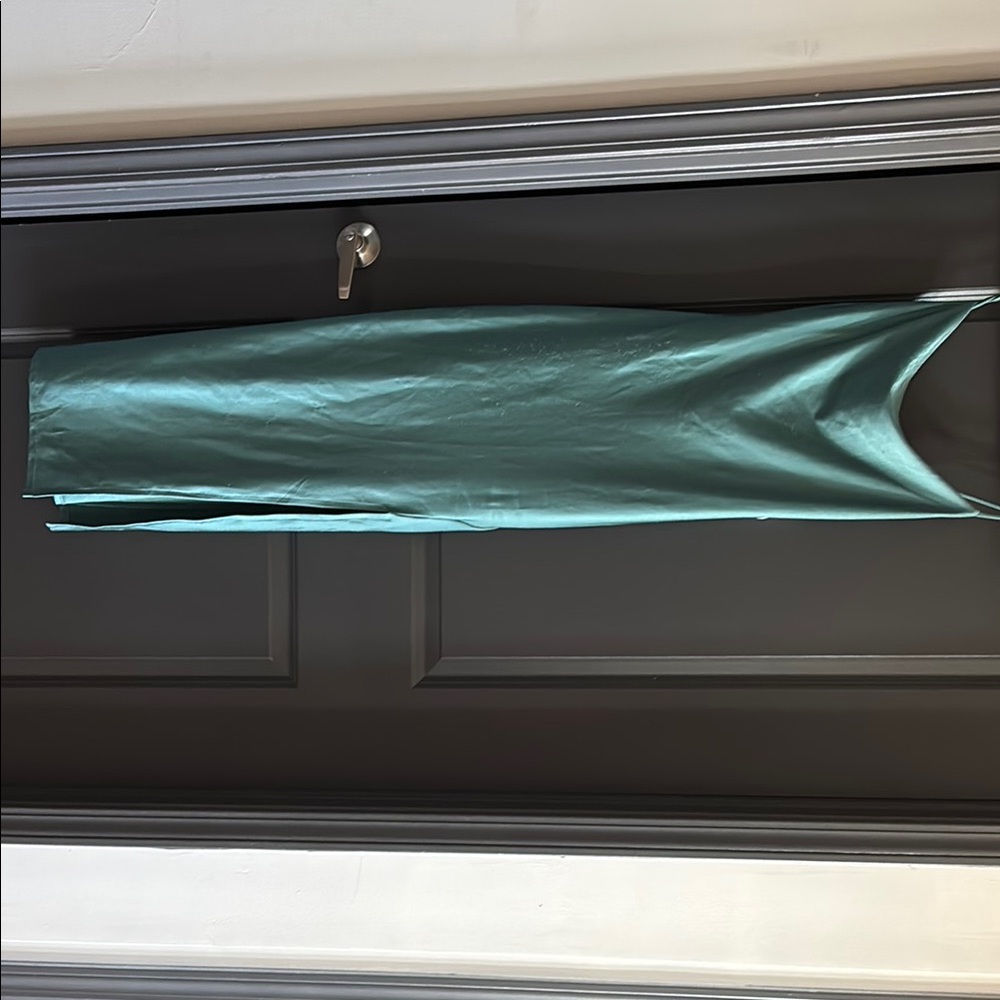 Sleek Teal Sleeveless Dress